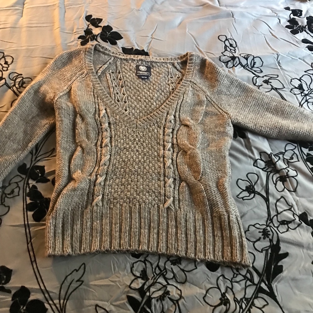 American Eagle Gray Sweater